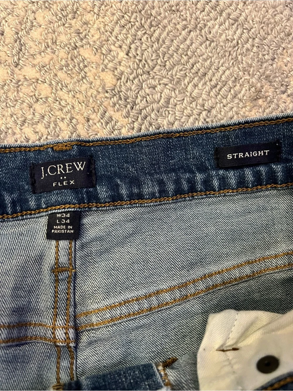 J. Crew Men's Medium Blue Slim Straight Jeans